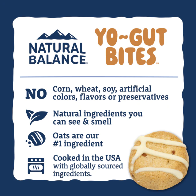 Natural Balance Yo-Gut Bites With Peanut Butter & Banana Dog Treats - Image 4