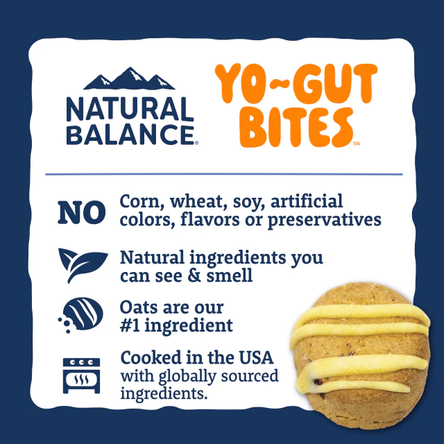 Natural Balance Yo-Gut Bites With Pumpkin & Cranberries Dog Treats - Image 4