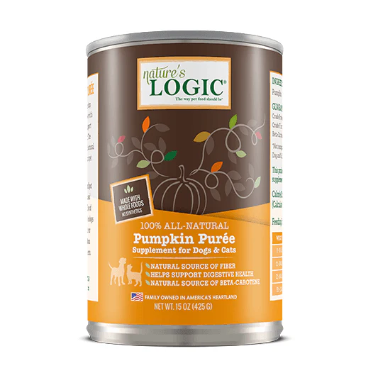 Nature's Logic Canned Dog Food Pumpkin Puree