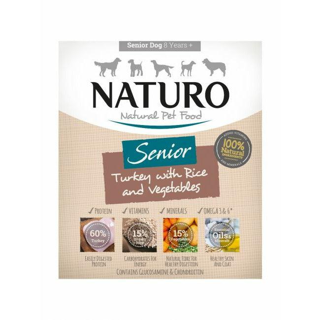 Naturo Canine Senior Tray Wet Dog Food Turkey & Rice With Vegetables