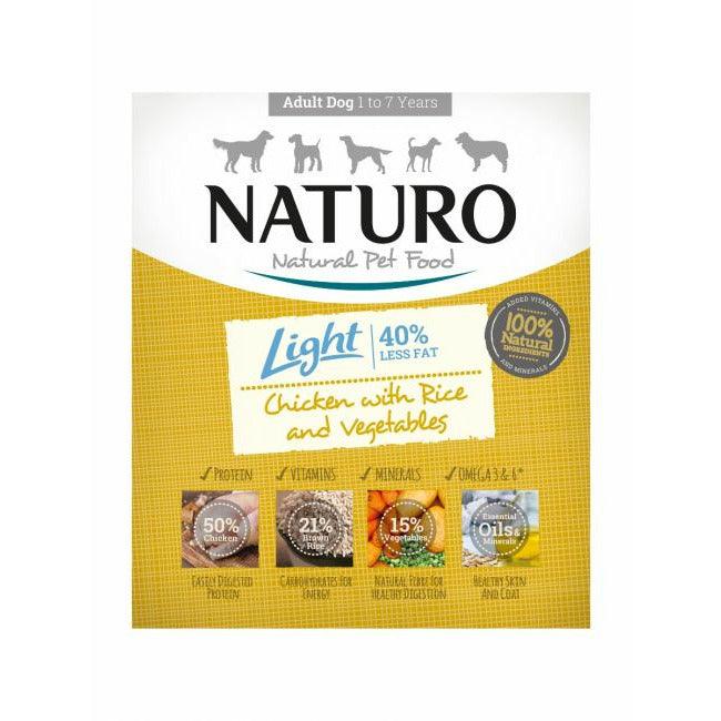 Naturo Canine Tray Wet Dog Food Light Chicken & Rice With Vegetables
