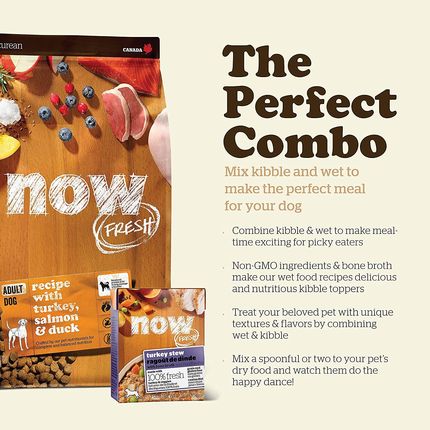 Now Fresh Grain Free Adult Turkey, Salmon, & Duck Recipe for Dogs - Image 10