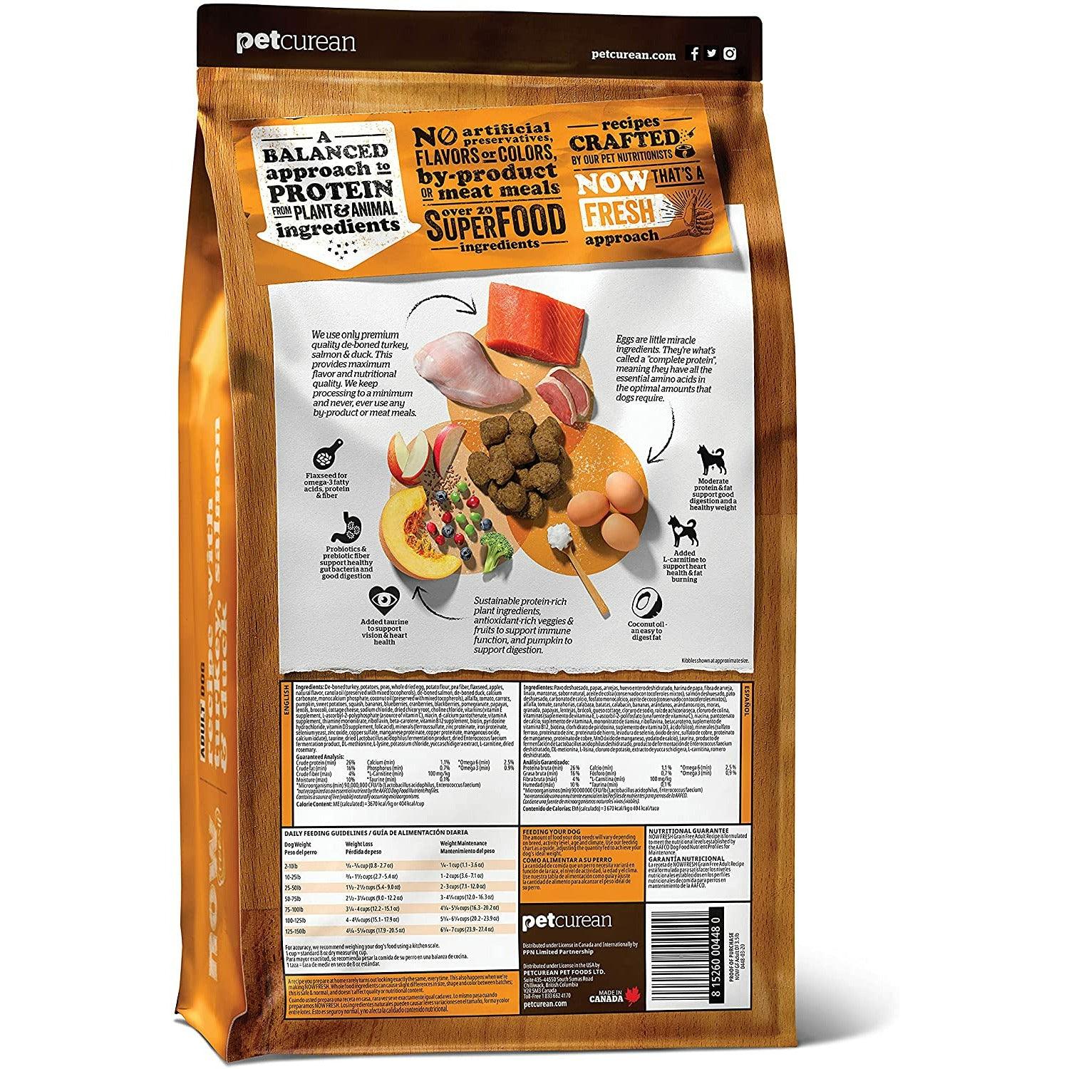 Now Fresh Grain Free Adult Turkey, Salmon, & Duck Recipe for Dogs - Image 2
