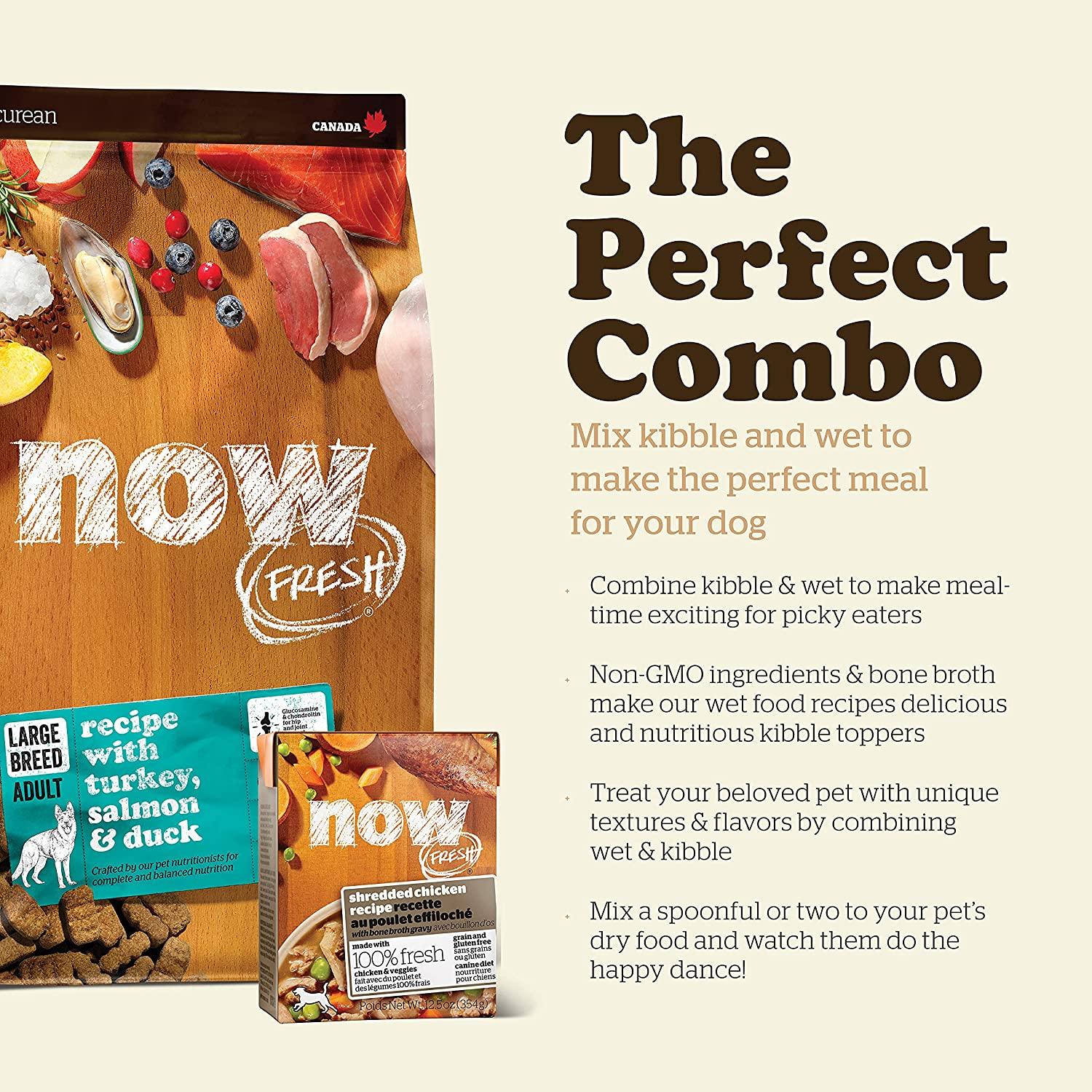 Now Fresh Grain Free Large Breed Adult Turkey, Salmon, Duck Recipe for dogs - Image 10
