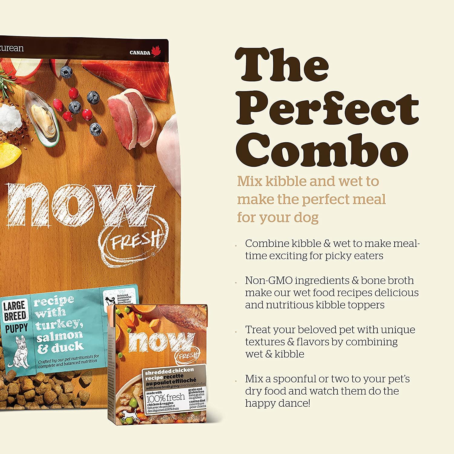 Now Fresh Grain Free Large Breed Puppy Turkey, Salmon, & Duck Recipe - Image 10