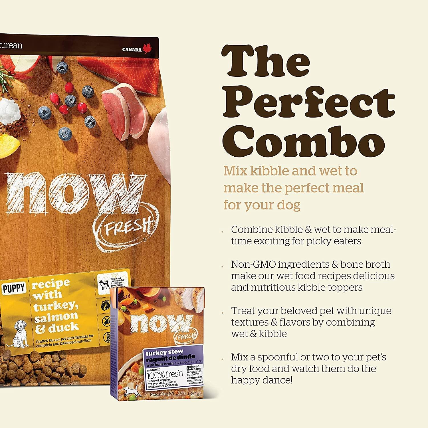 Now Fresh Grain Free Puppy Turkey, Salmon, & Duck Recipe - Image 10