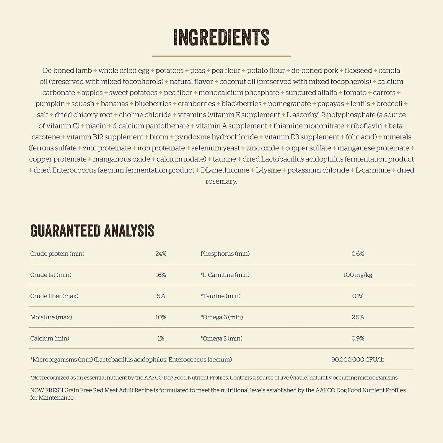 Now Fresh Grain Free Red Meat Adult Recipe for dogs - Image 5