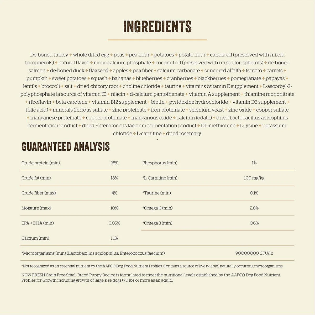 Now Fresh Grain Free Small Breed Puppy Food - Image 5