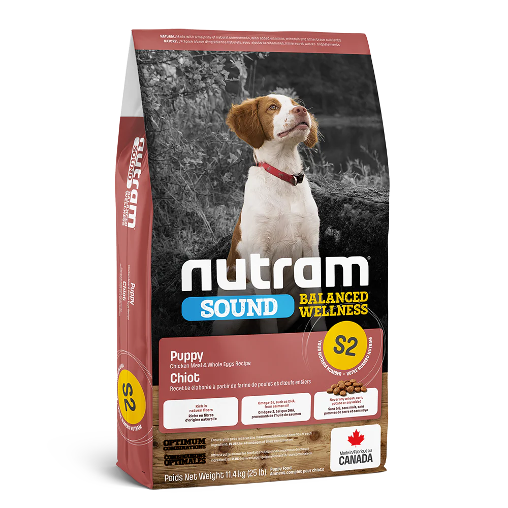 Nutram Dog Sound S2 Puppy Chicken & Whole Eggs