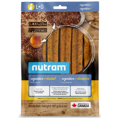 Nutram Optimum Dog Cognitive & Dental Treats Chicken - Image 2