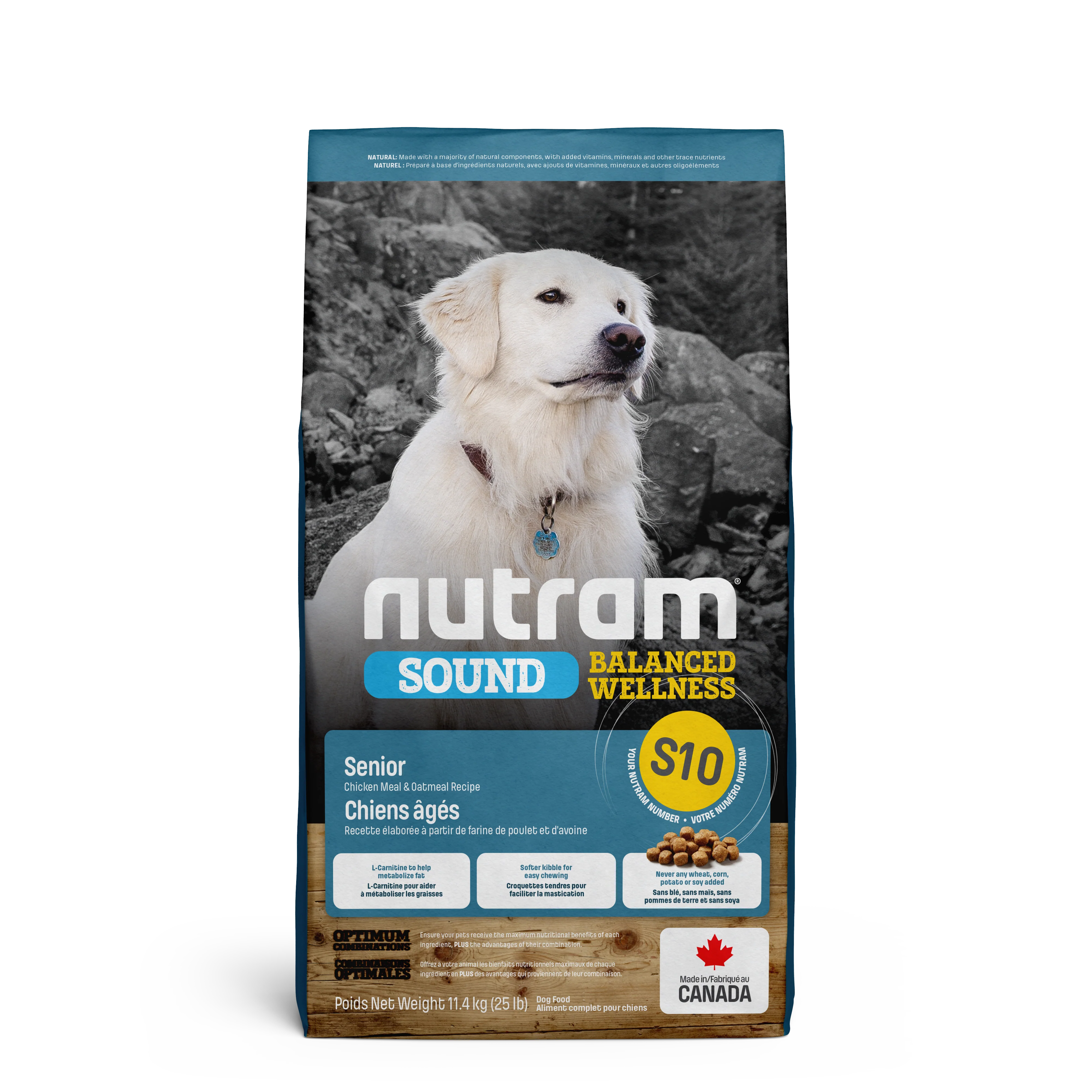 Nutram Sound Senior Balanced S10 Chicken Meal and Oatmeal - Image 2