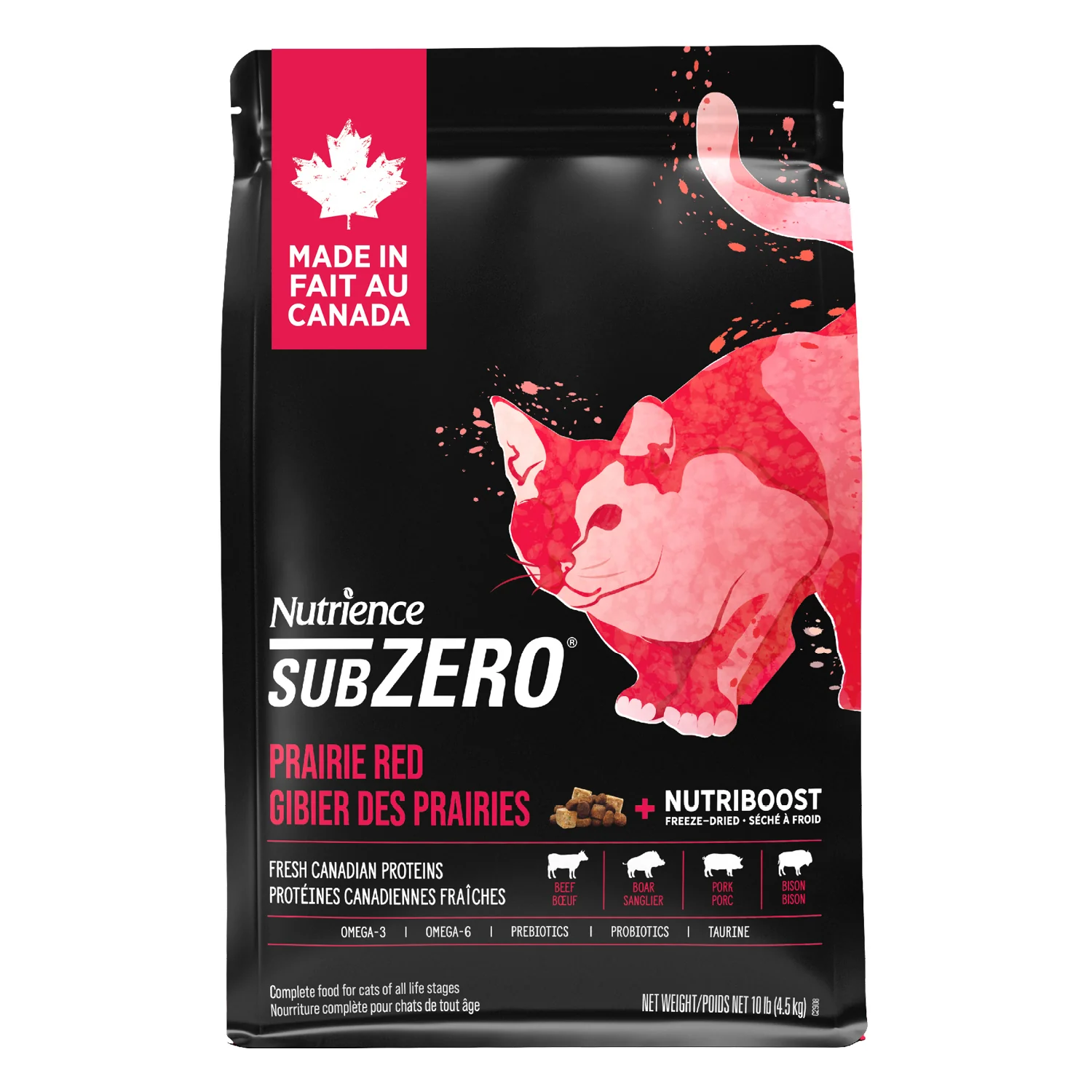 Nutrience Grain Free Cat Food SubZero Prairie Red