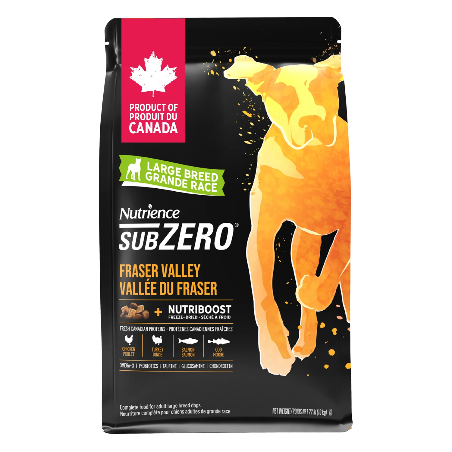 Nutrience Grain Free Dog Food Large Breed SubZero Fraser Valley