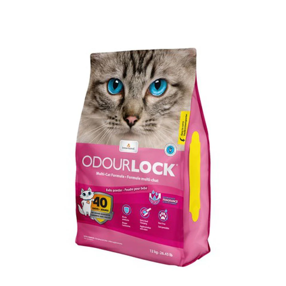 Odourlock Ultra Premium Baby Powder Clumping Litter - Image 2