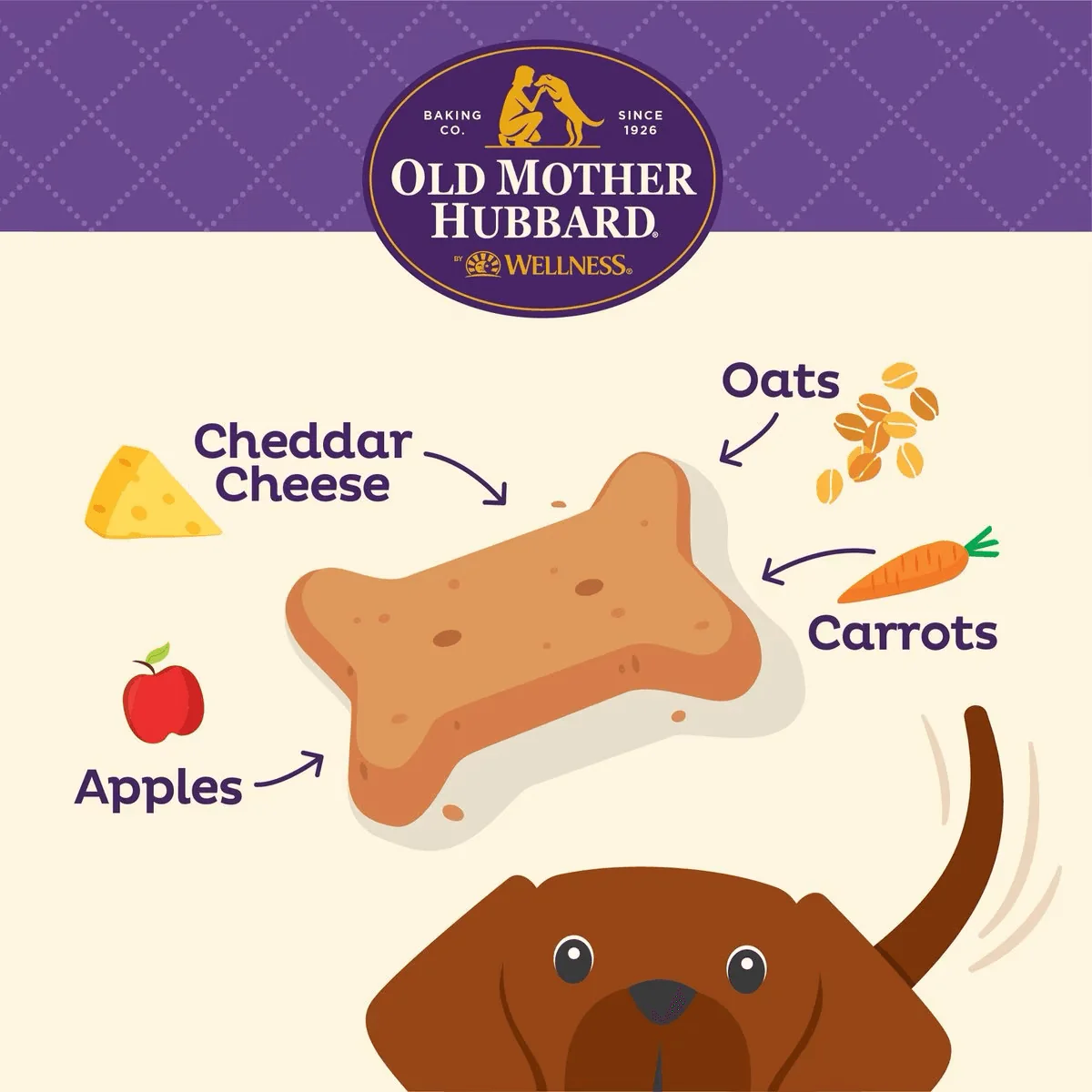 Old Mother Hubbard Classic Bac'N'Cheez Natural Oven-Baked Biscuits Dog Treats - Image 3