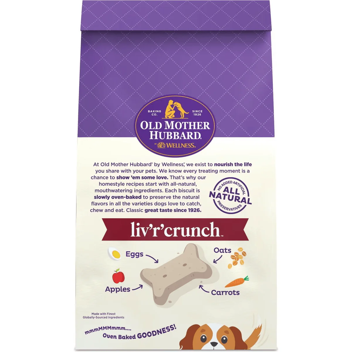 Old Mother Hubbard Classic Liv'R'Crunch Natural Mini Oven-Baked Biscuits Dog Treats - Image 2