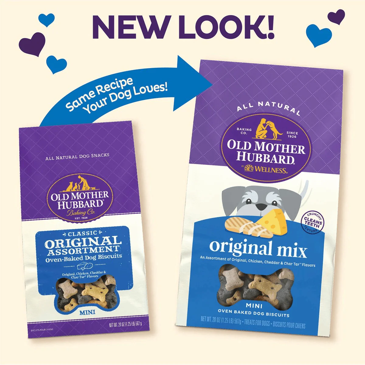 Old Mother Hubbard Classic Original Mix Natural Oven-Baked Biscuits Dog Treats - Image 3