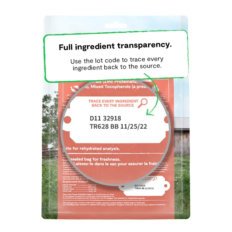 Open Farm Cat Freeze Dried Raw Salmon & Cod - Image 3
