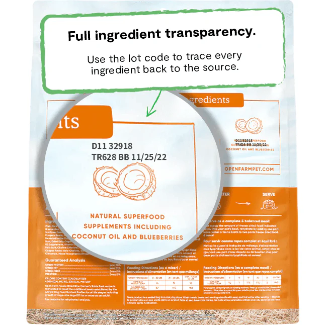 Open Farm Dog Food Farmers Table Pork Freeze Dried Raw - Image 4