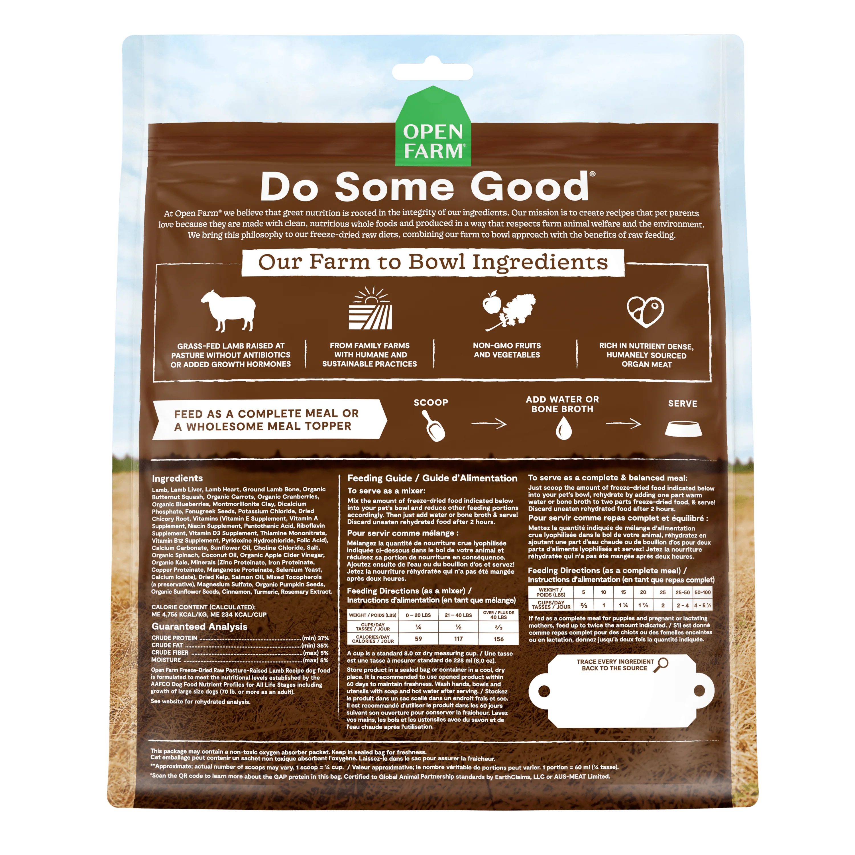 Open Farm Dog Food Pasture Raised Lamb Freeze Dried Raw - Image 2