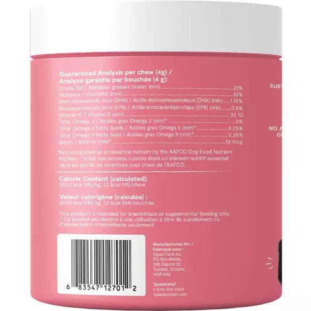 Open Farm Dog Supplement Skin & Coat Chews - Image 3