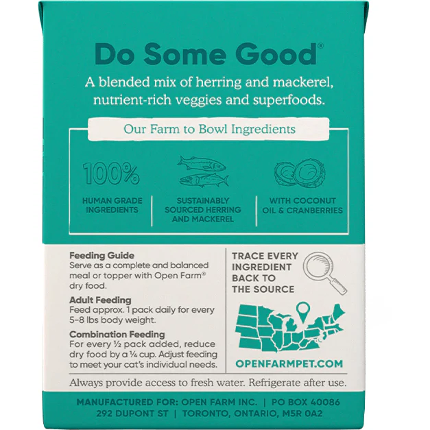Open Farm Wet Cat Food Herring & Mackerel Rustic Blend - Image 3