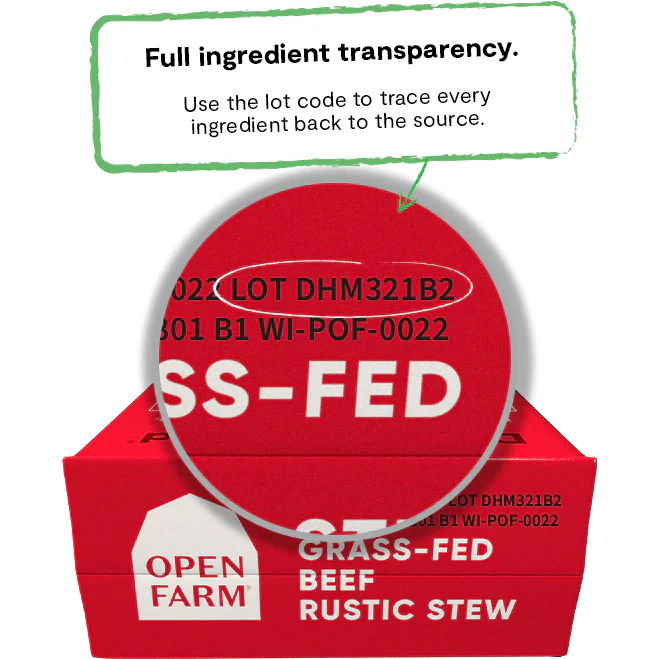 Open Farm Wet Dog Food Grass Fed Beef Rustic Stew - Image 4