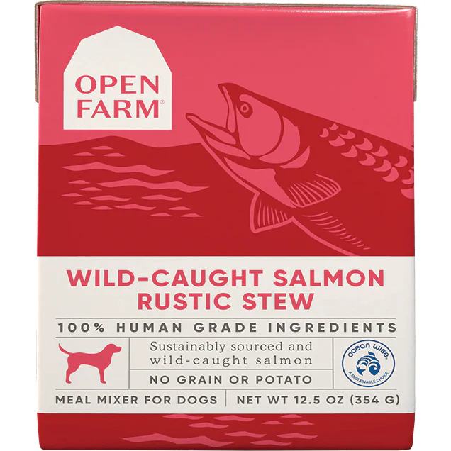 Open Farm Wet Dog Food Wild Caught Salmon Rustic Stew