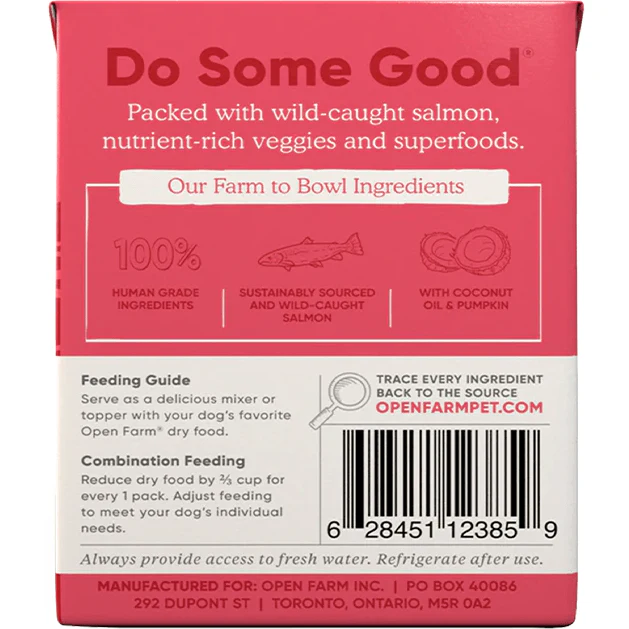 Open Farm Wet Dog Food Wild Caught Salmon Rustic Stew - Image 3