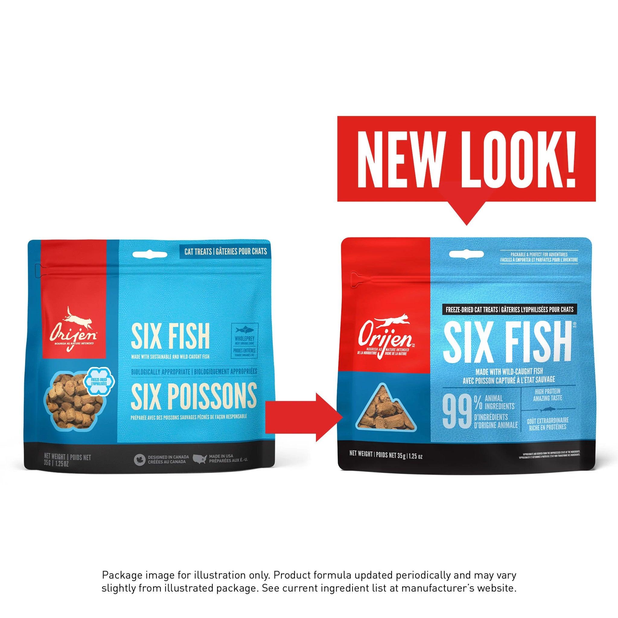 Orijen Freeze-Dried Cat Treats Six Fish - Image 3