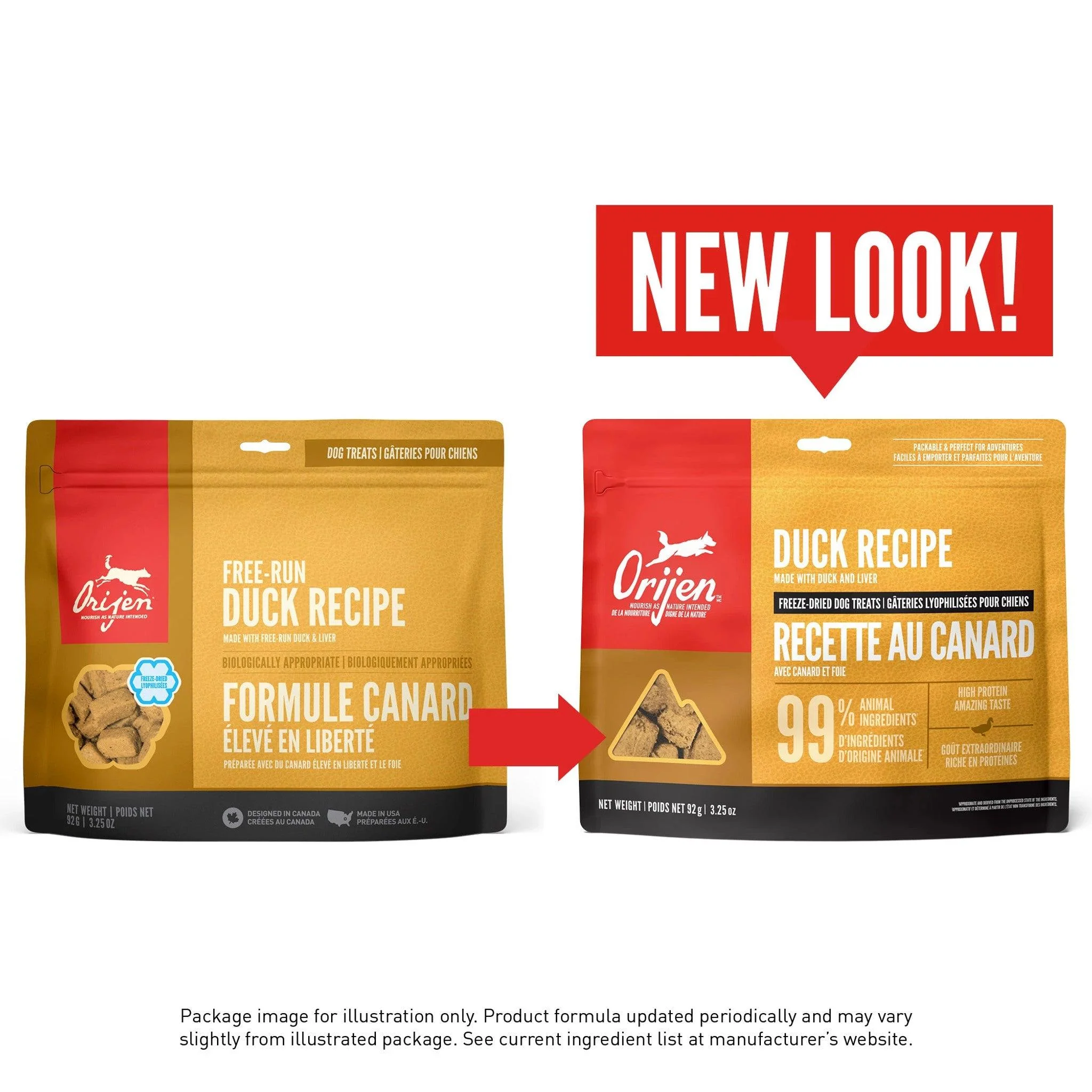 Orijen Freeze-Dried Dog Treats Free-Run Duck Formula - Image 3
