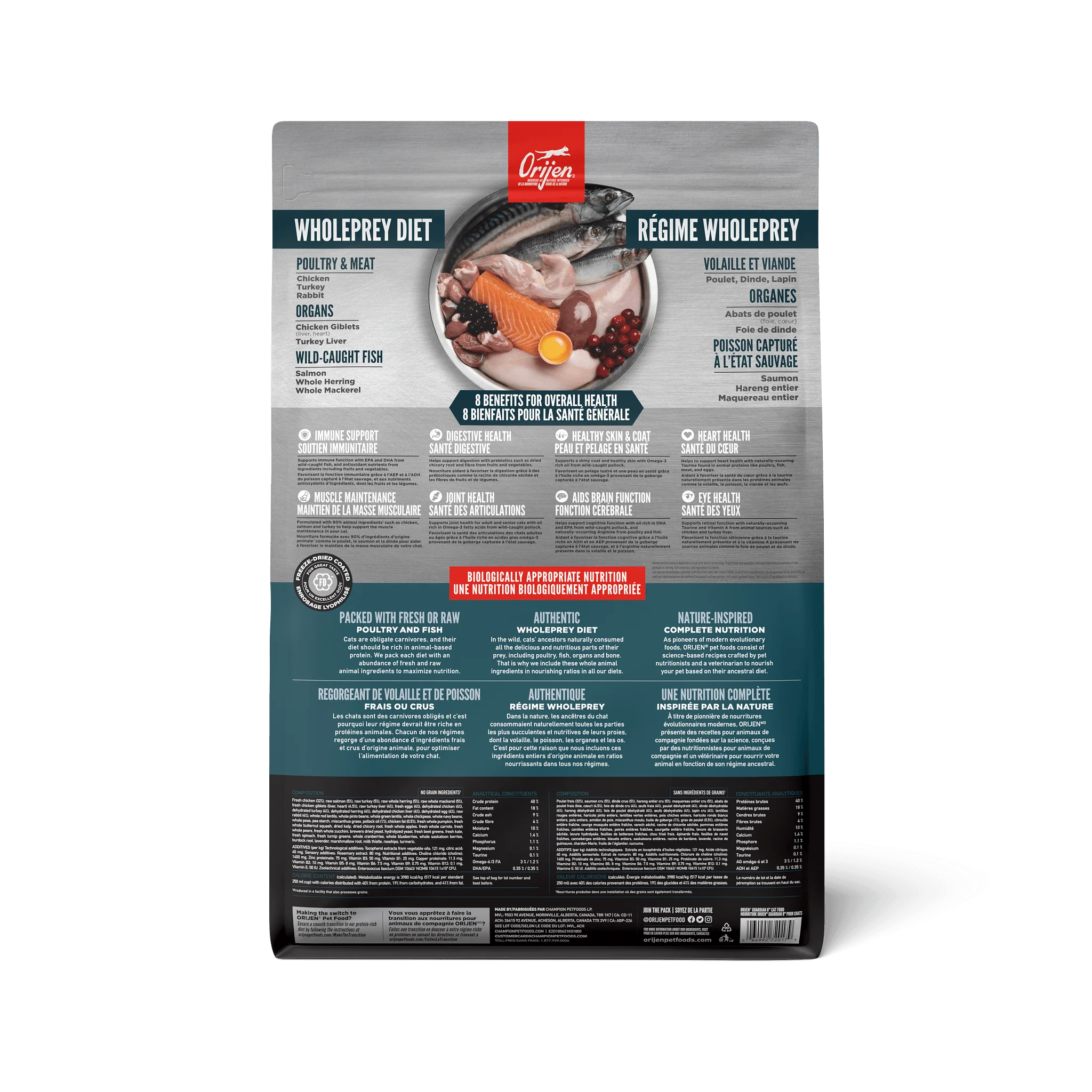 Orijen Guardian 8 Dry Cat Food Recipe - Image 2