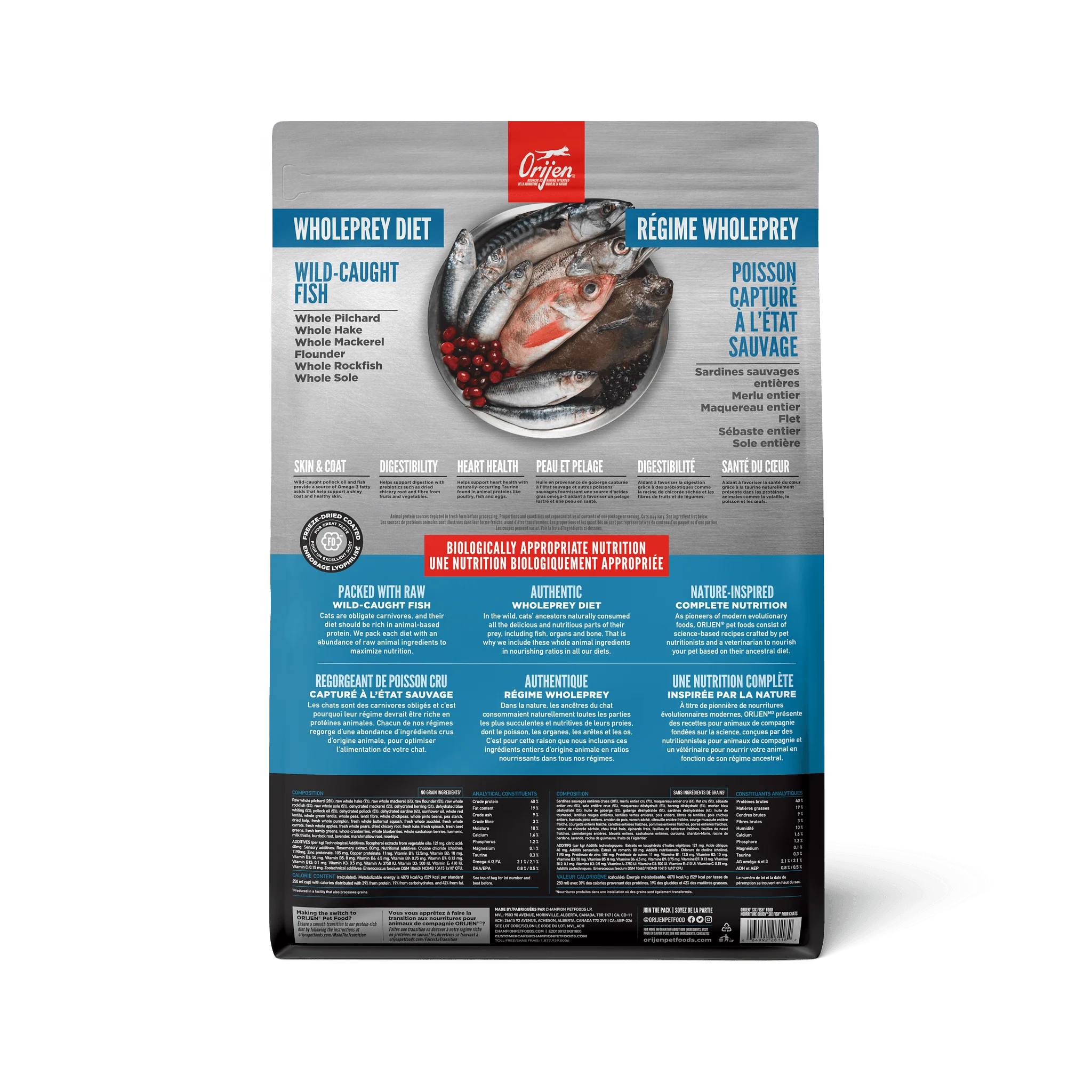 Orijen Six Fish Dry Cat Food Recipe - Image 2