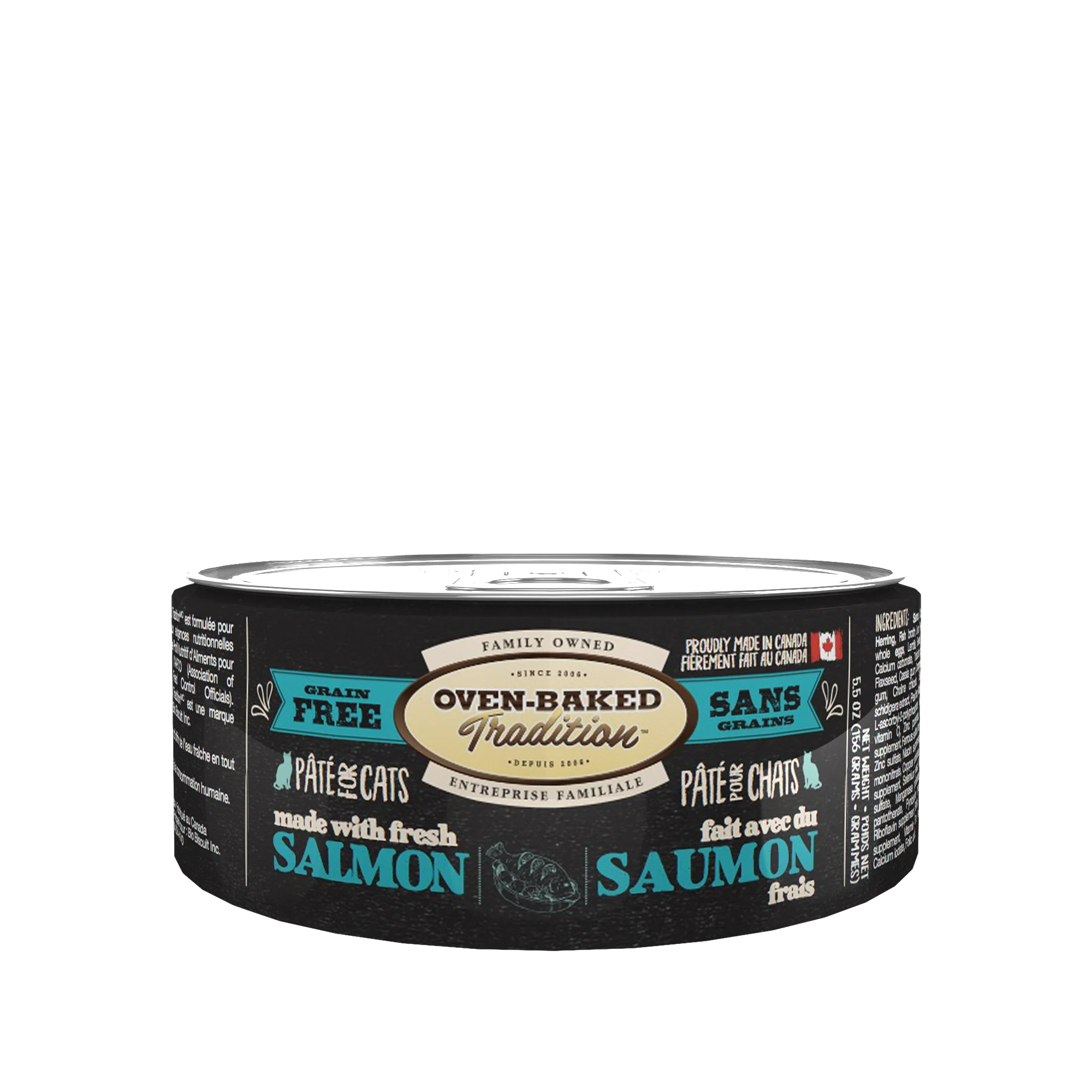 Oven Baked Cat Can Grain Free Salmon Pate