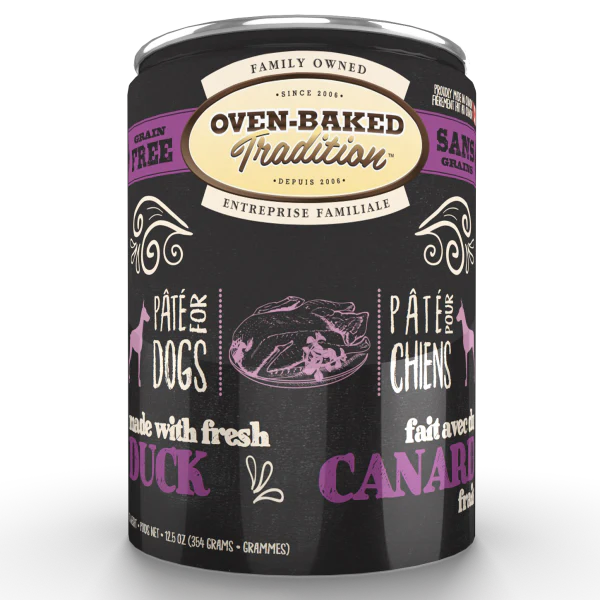 Oven Baked Dog Can Grain Free Duck Pate