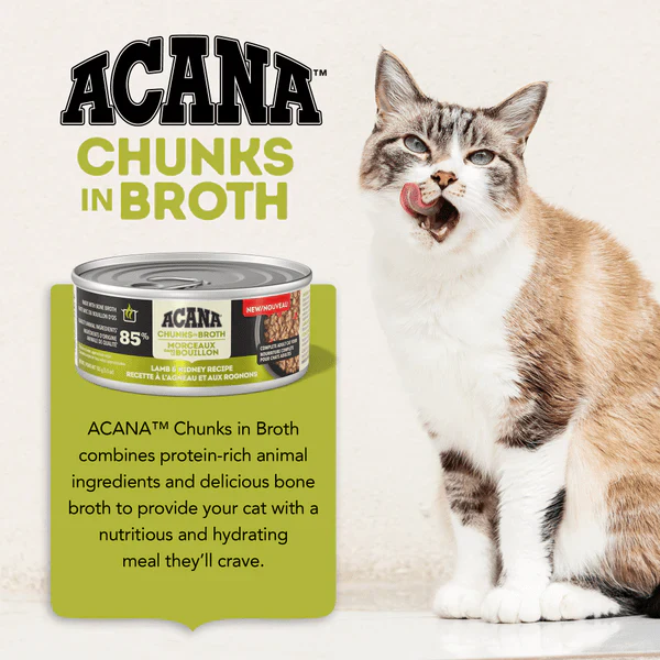 Acana Chunks In Broth Lamb & Kidney Recipe Canned Cat Food - Image 4