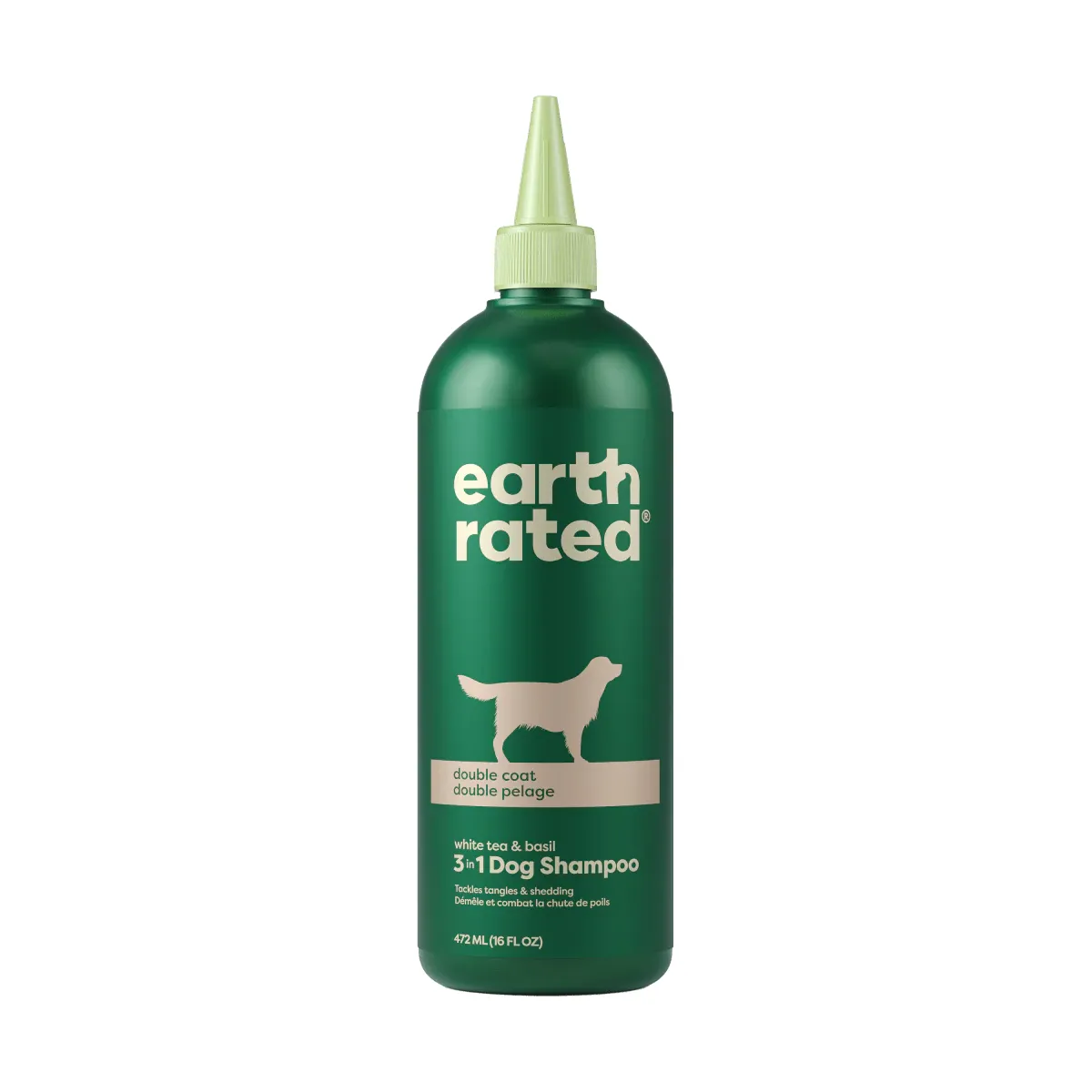 Earth Rated 3 In 1 Dog Shampoo For Double Coats