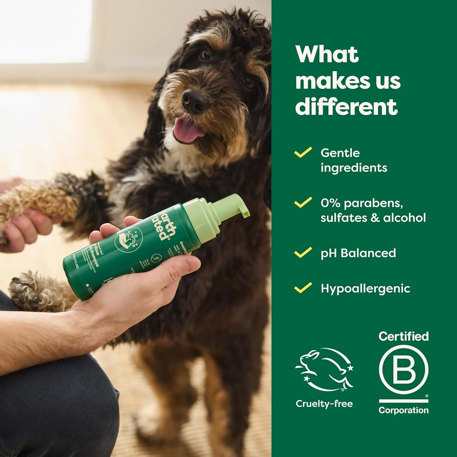 Earth Rated No Rinse Convenient Waterless Dog & Puppy Shampoo - Image 6
