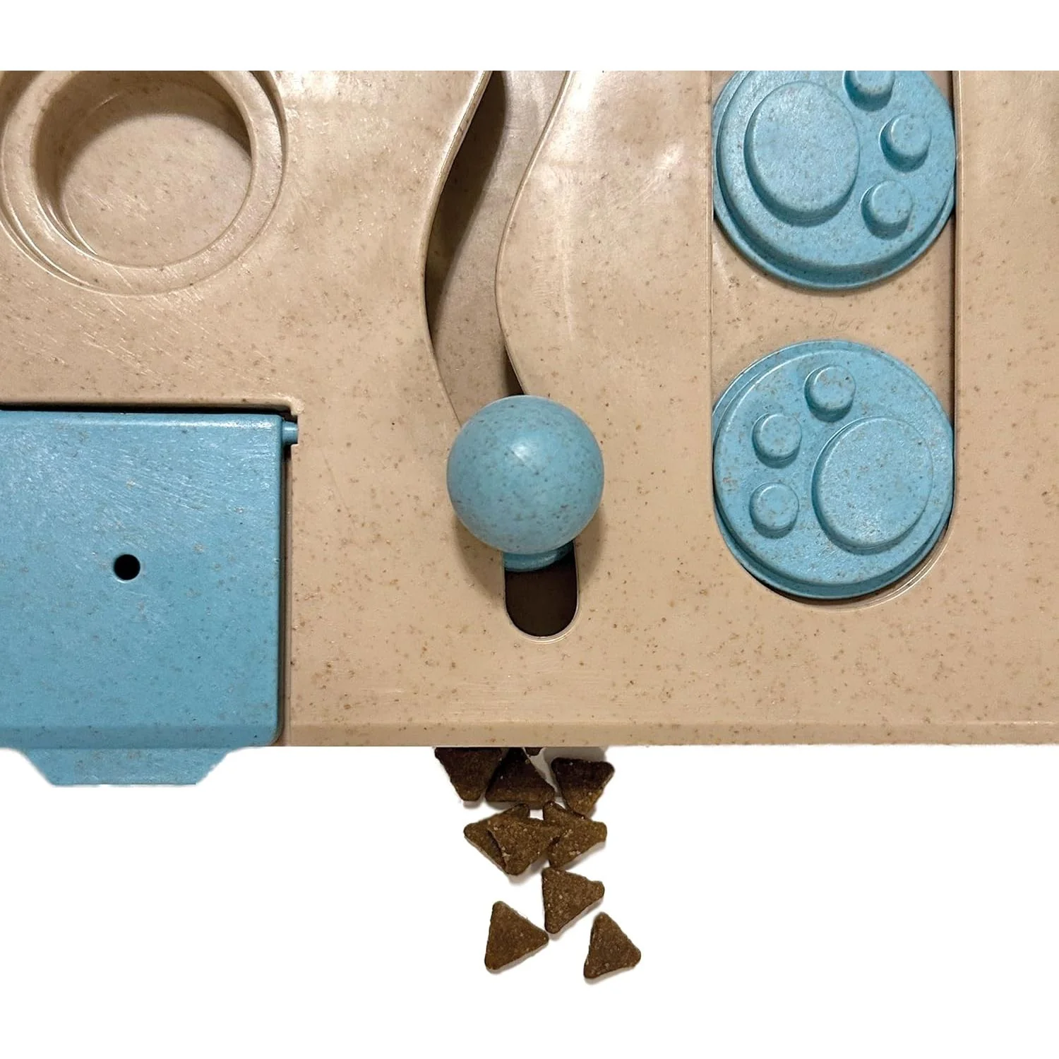 fouFIT Hide n Seek Multi-Play Busy Board Puzzle Treat Dispensing Toy for Dogs - Image 2