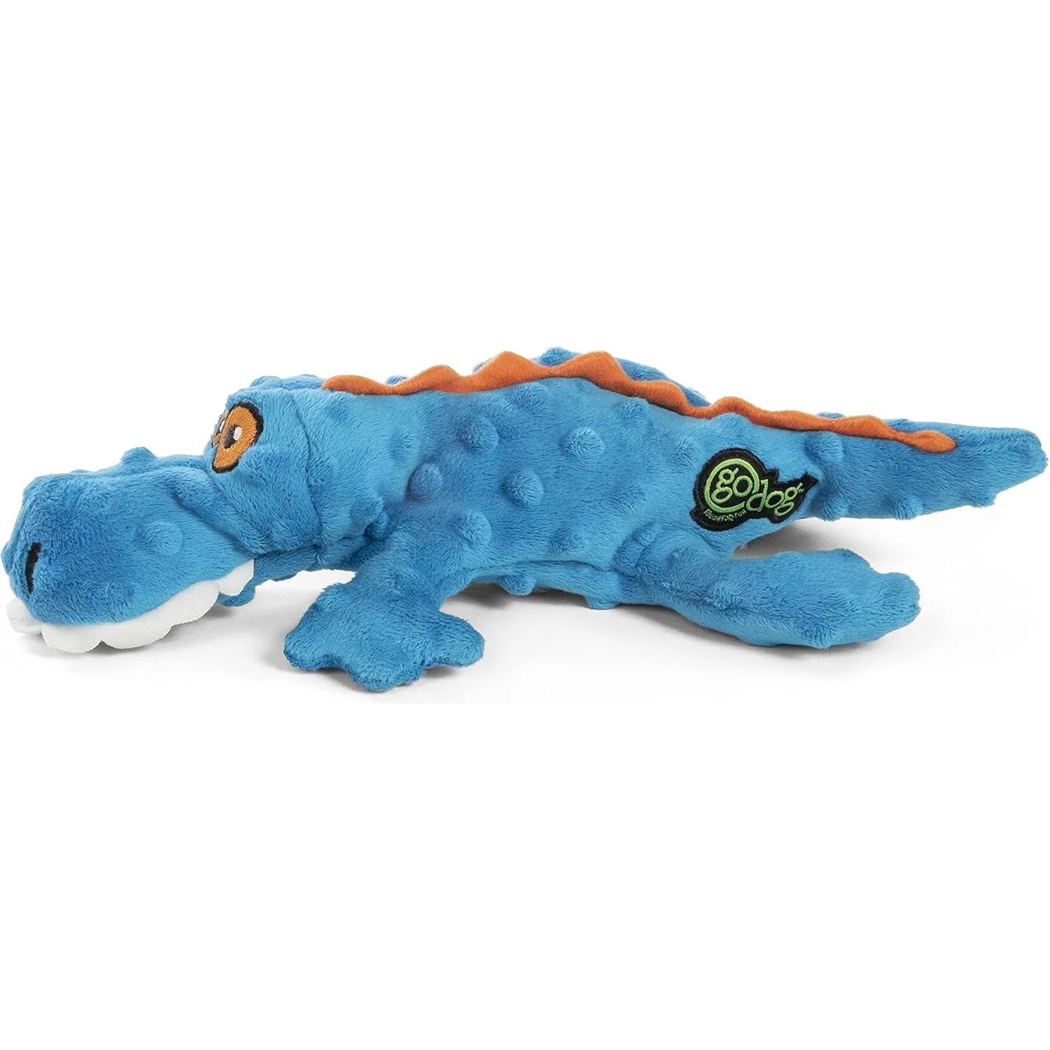 Go Dog! Gator with Chew Guard Technology Durable Plush Squeaker Dog Toy - Image 2