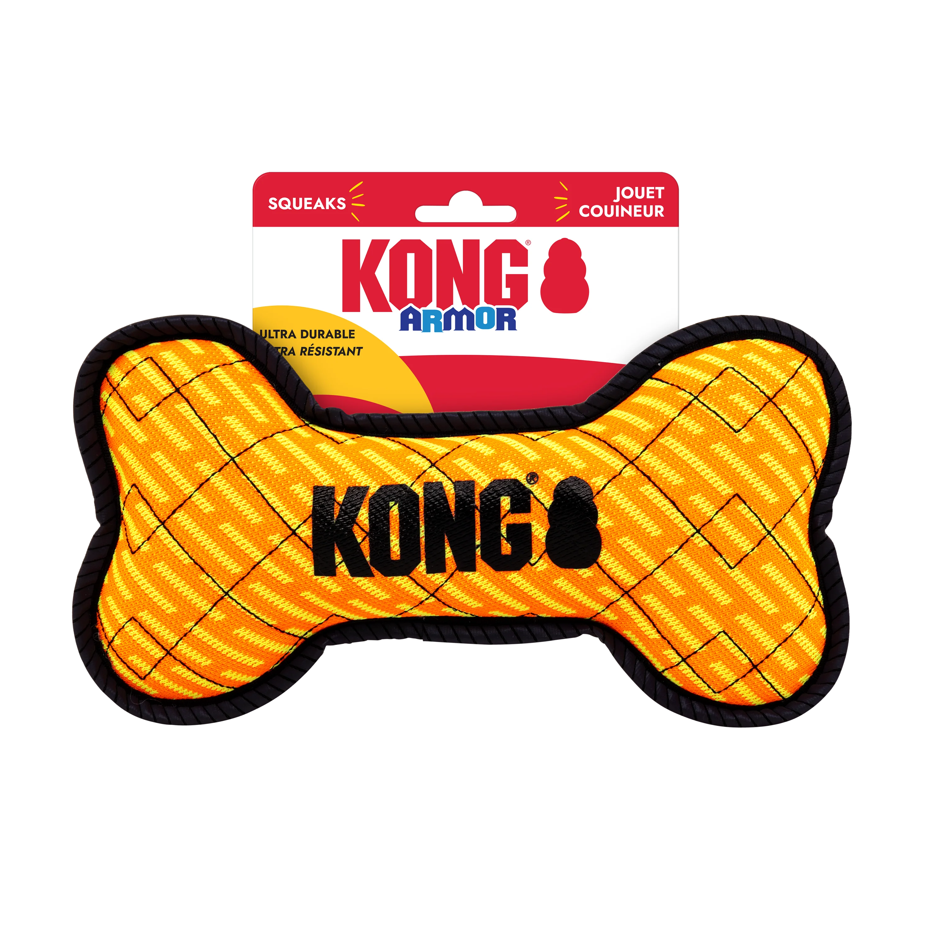 Kong Armour Bone Dog Toy Assorted Colours - Image 2