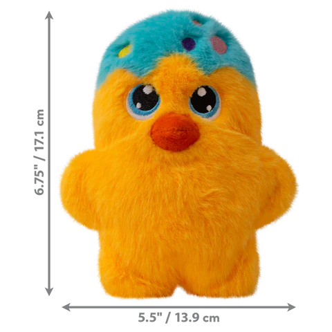 Kong Snuzzle Spring Chicken Plush Dog Toy - Image 2