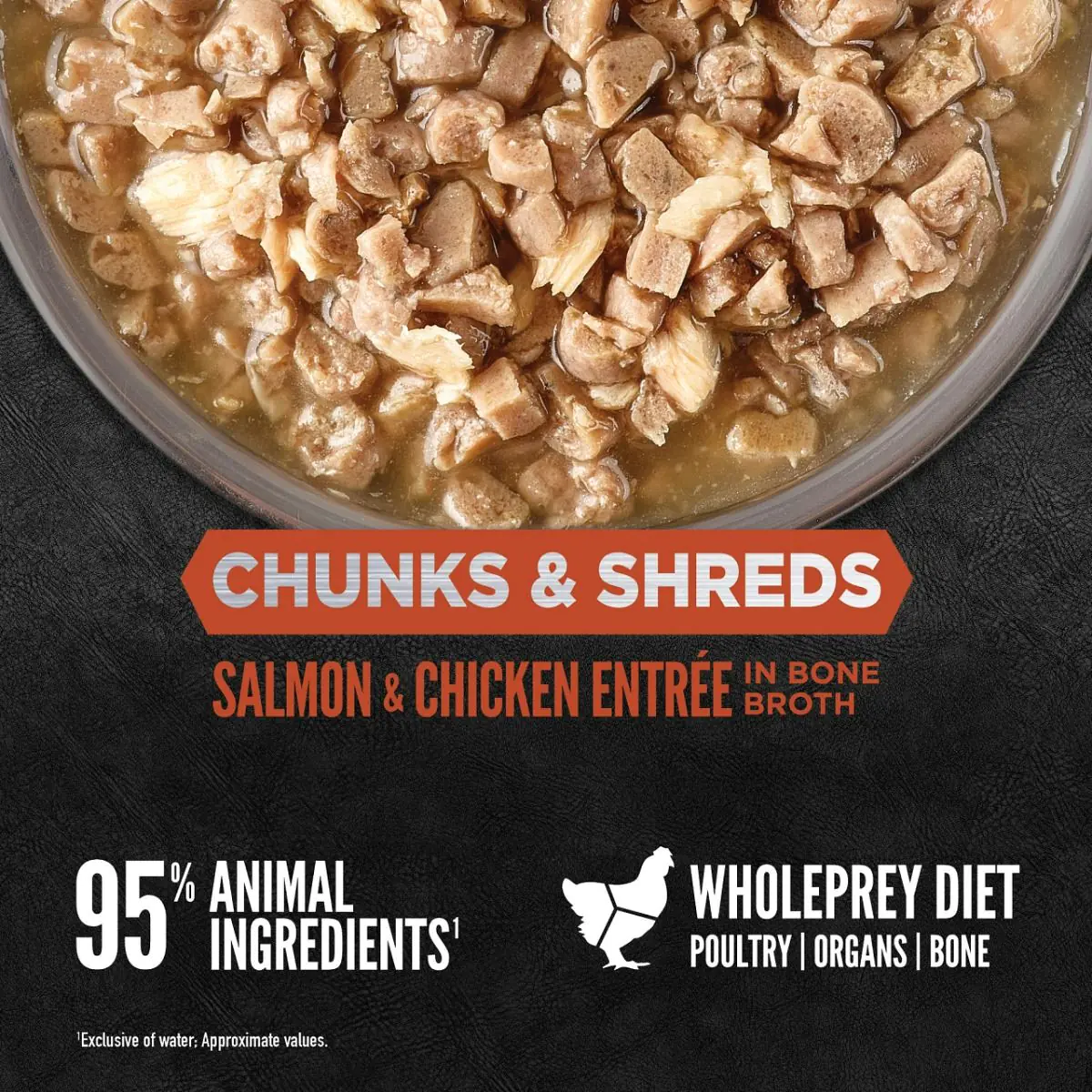 Orijen Chunks & Shreds Salmon & Chicken Wet Cat Food - Image 2