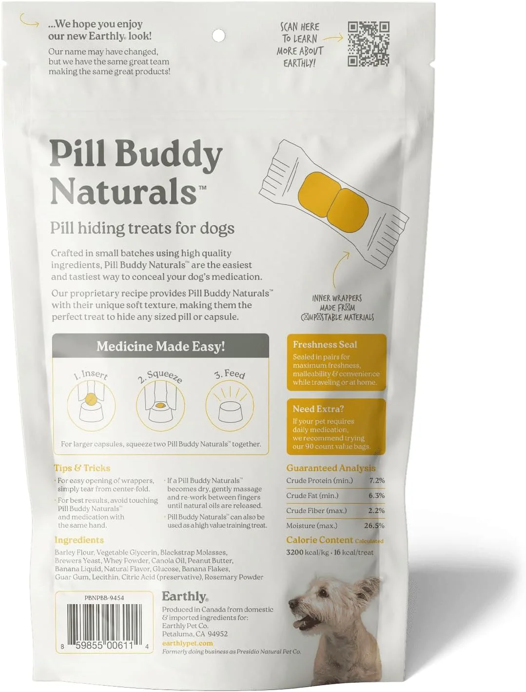 Presidio Pill Buddy Naturals Peanut Butter And Banana - Image 6