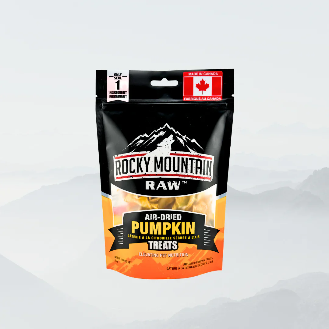Rocky Mountain Raw Air Dried Pumpkin Dog Treats