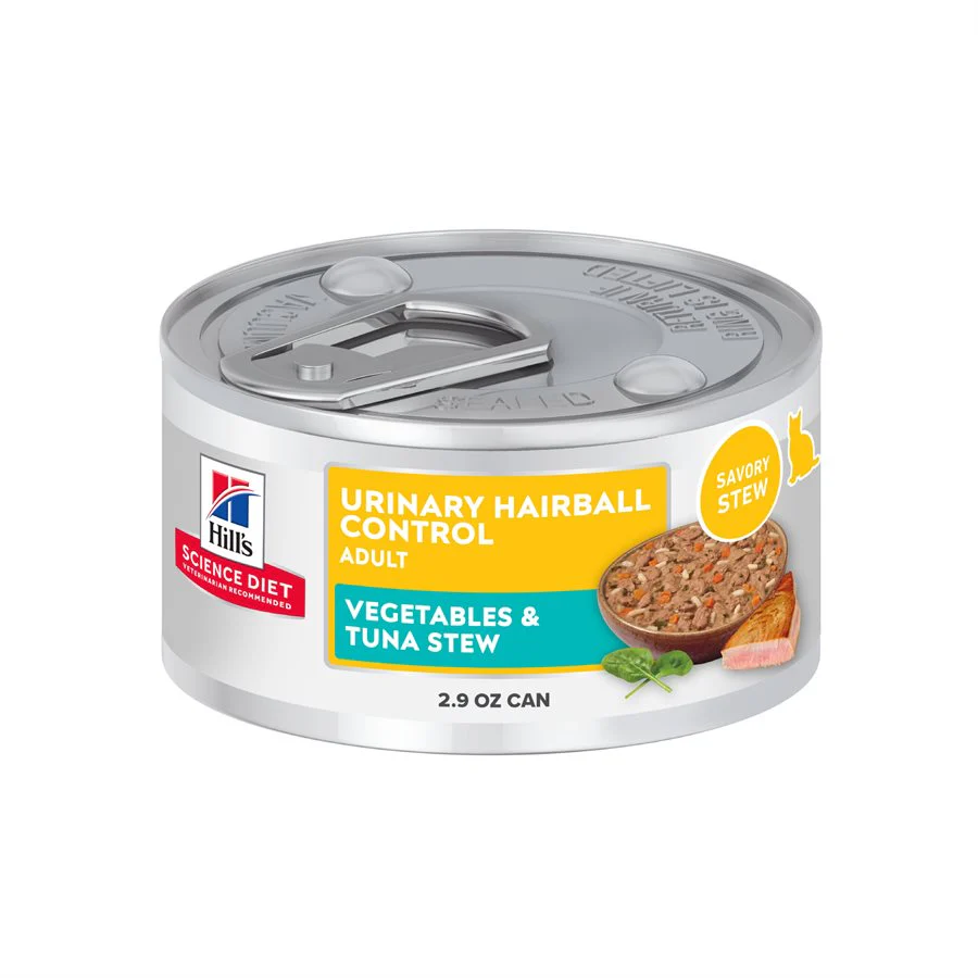Hill's Science Diet Feline Can Urinary Hairball Vegetable And Tuna