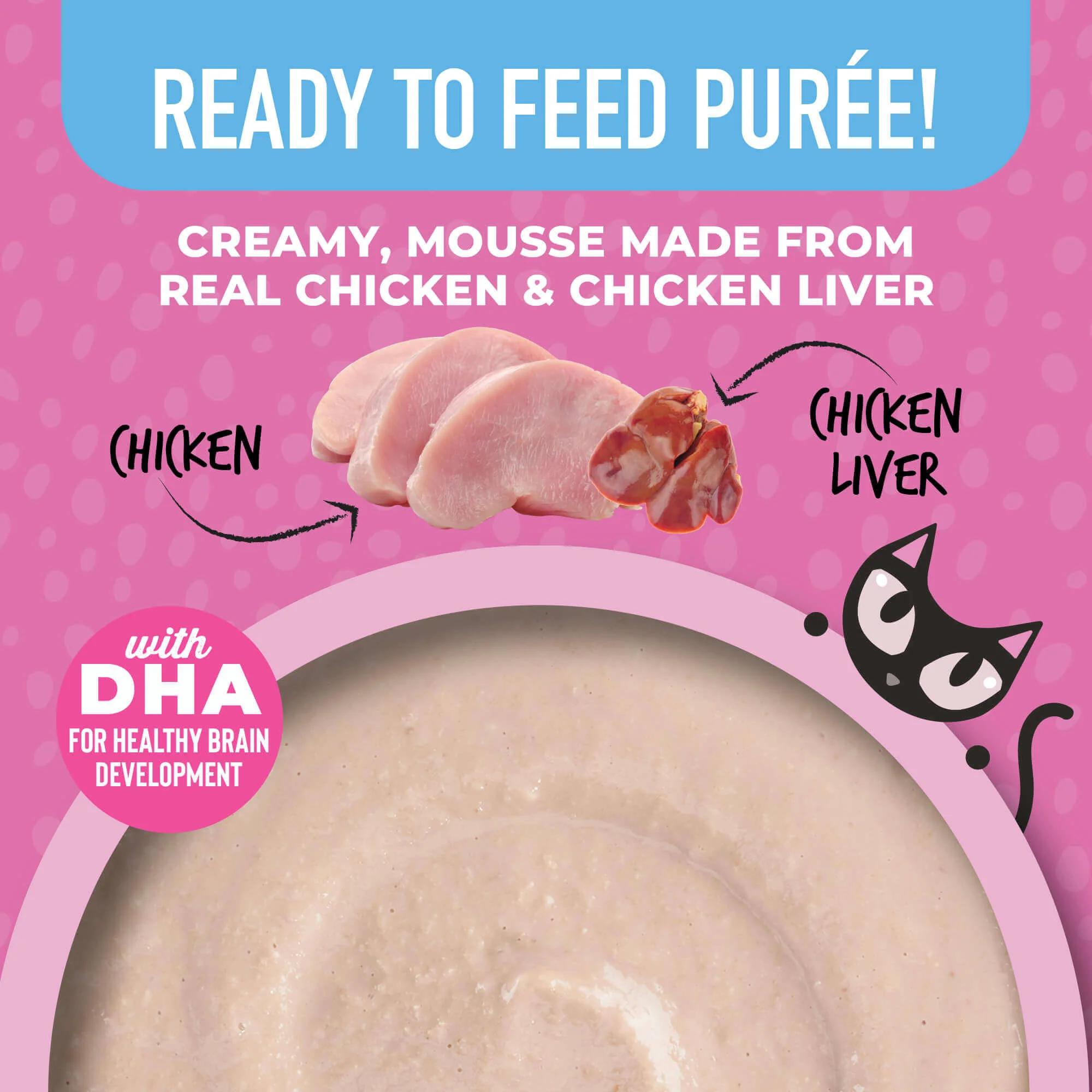 Tiki Baby Cat Weaning Puree Chicken & Chicken Liver Recipe in Broth - Image 5