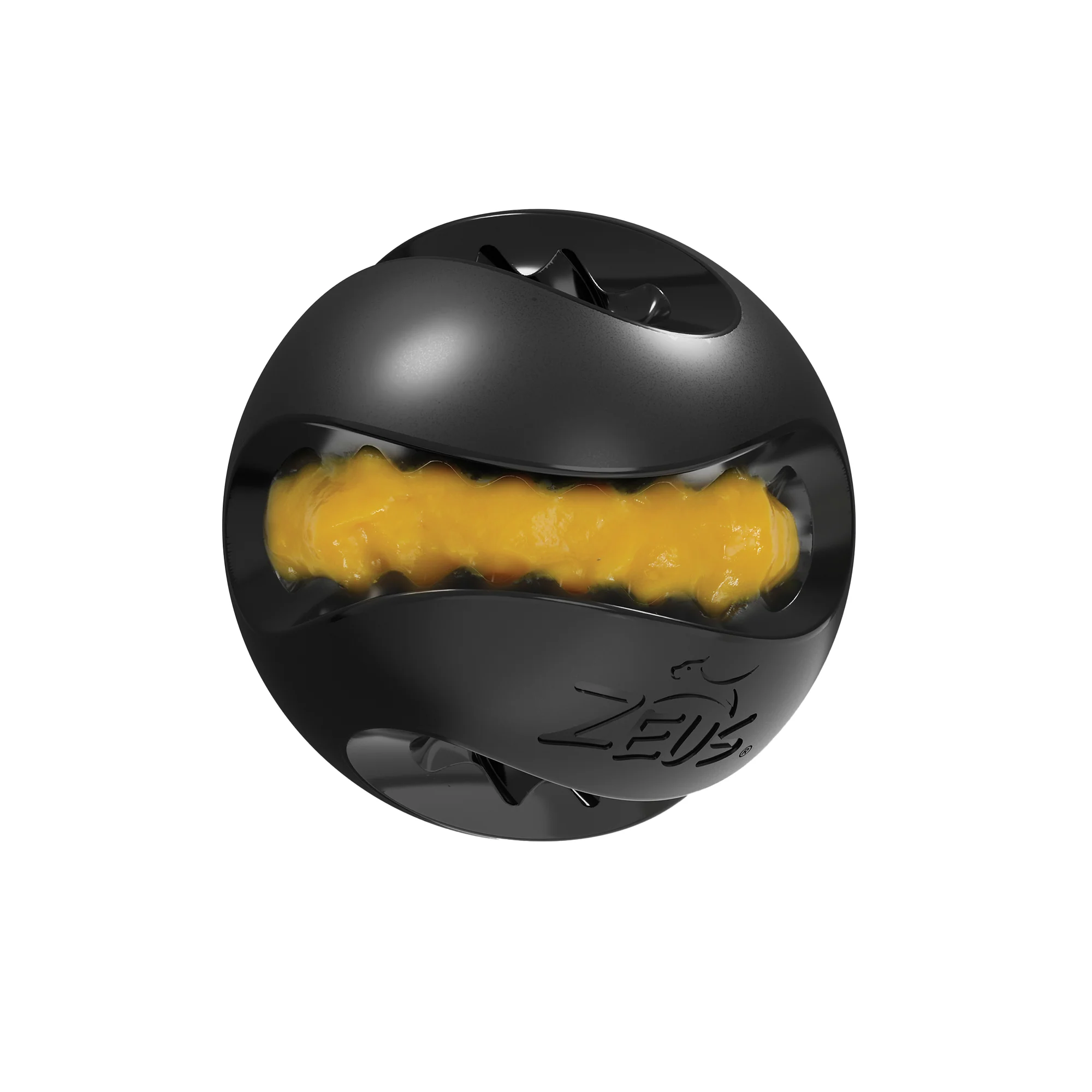Zeus Chewchasers Black Rubber Treat Ball - Image 4