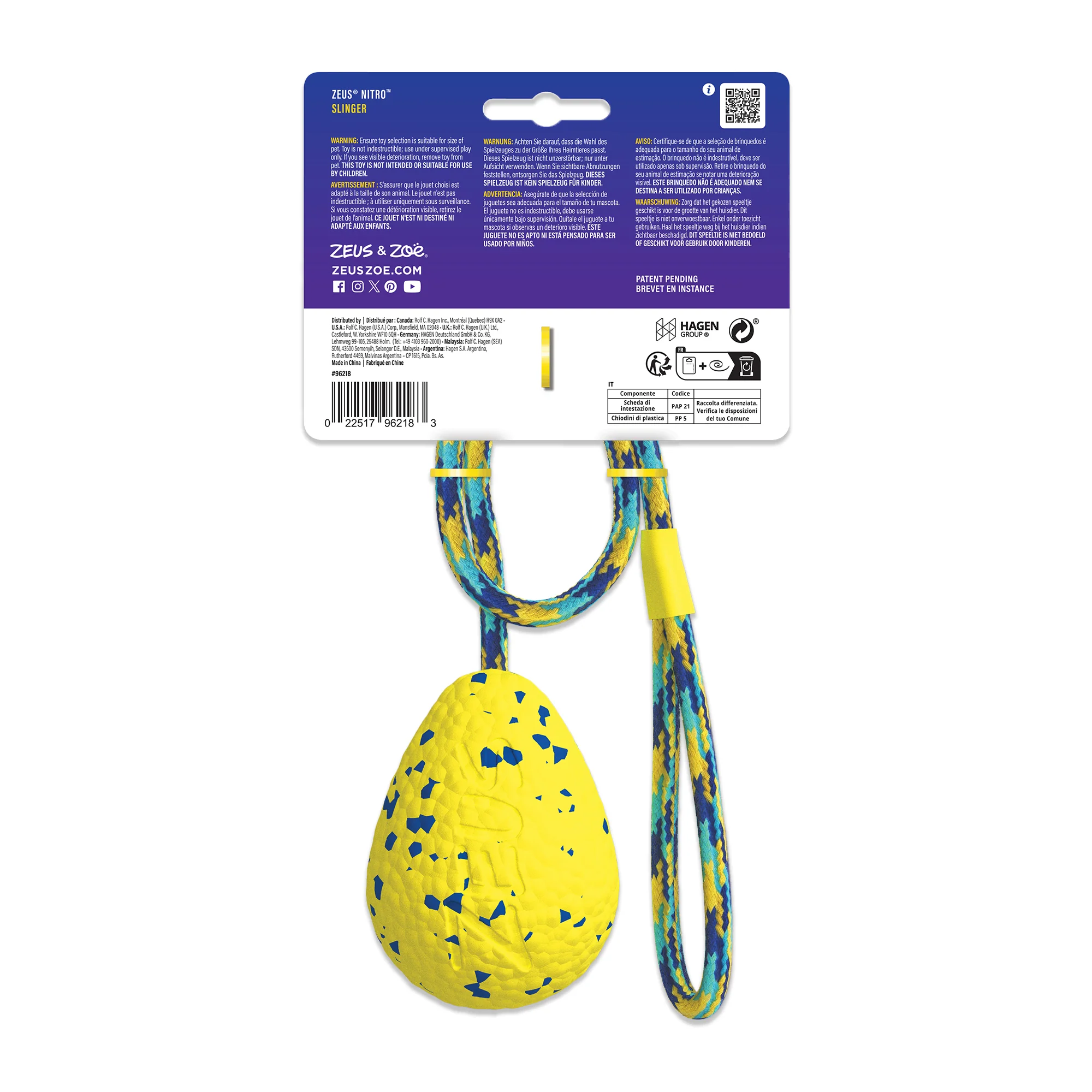 Zeus Nitro Weighted Slinger With Rope Dog Toy - Image 7
