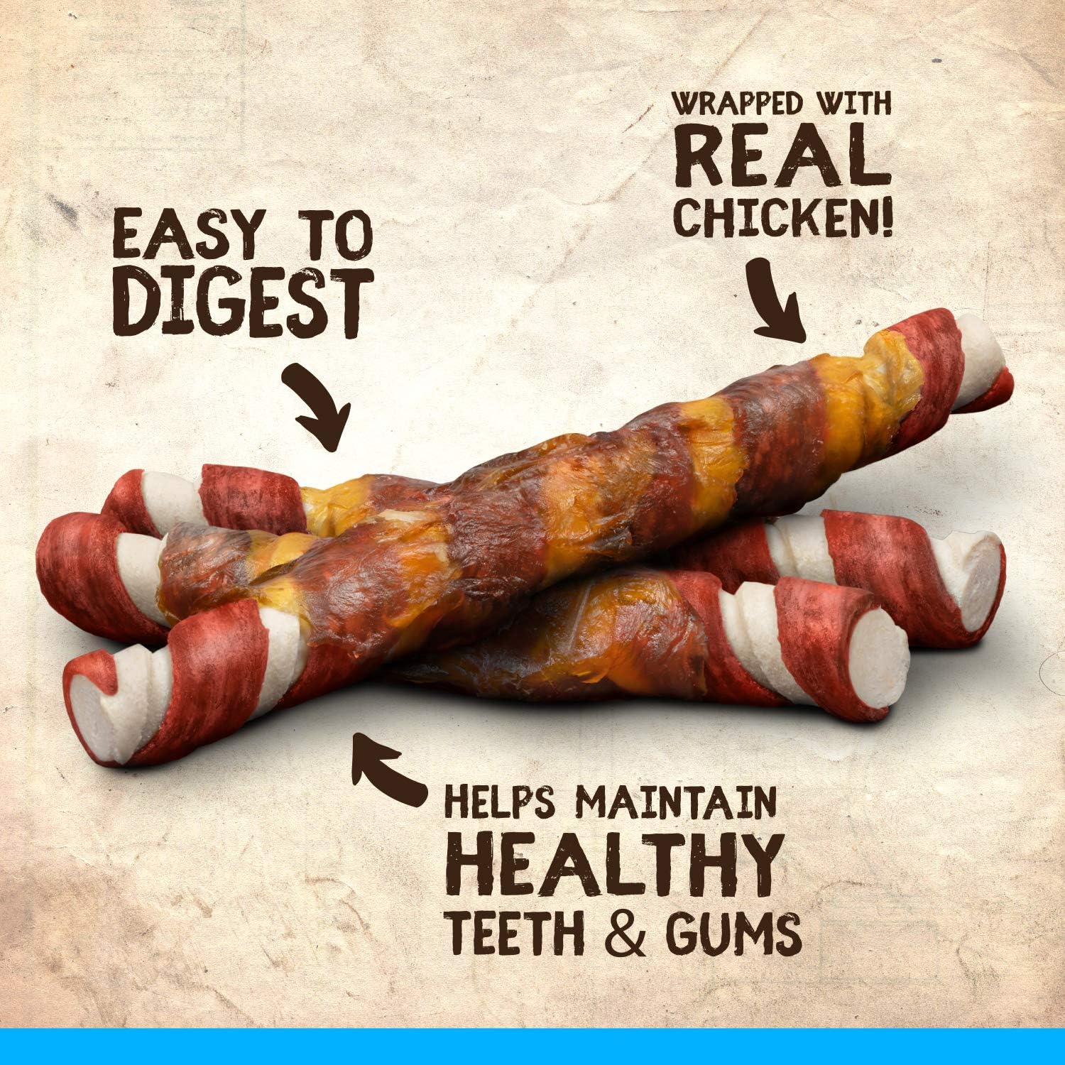 Zoe Better Than Rawhide BBQ Chicken Twists Dog Treats - Image 3